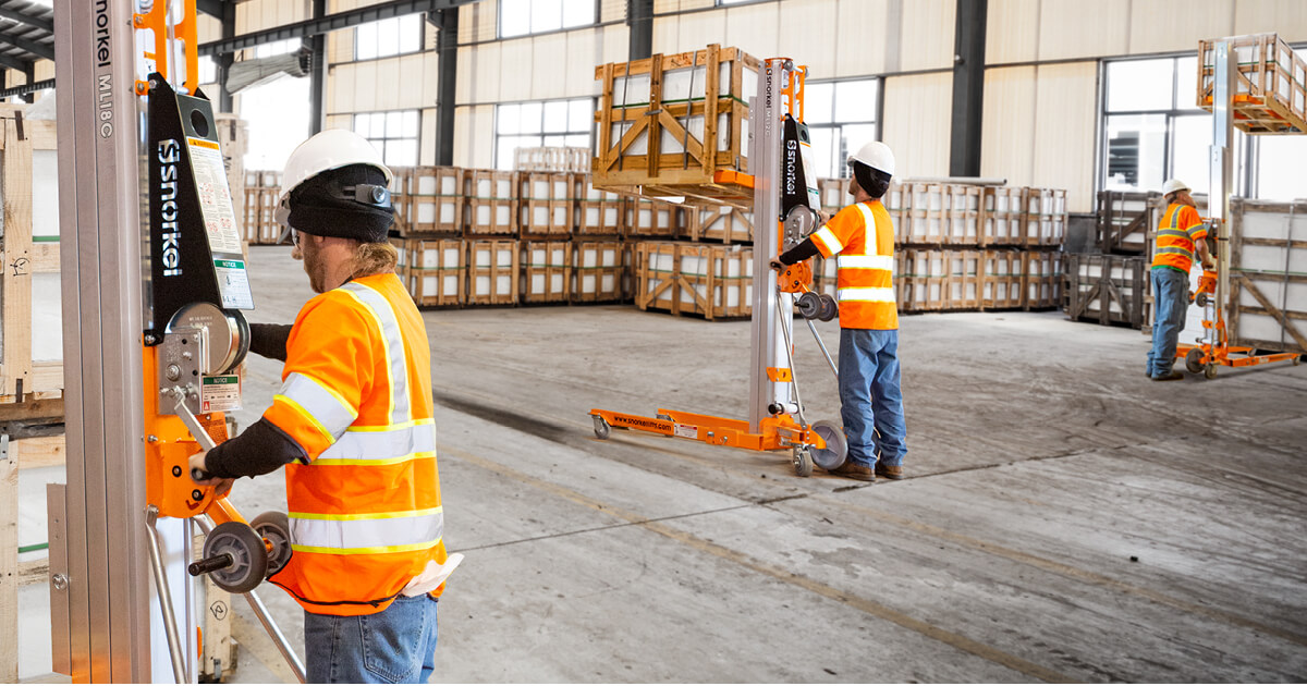 Construction Material Lifts Ahern Australia