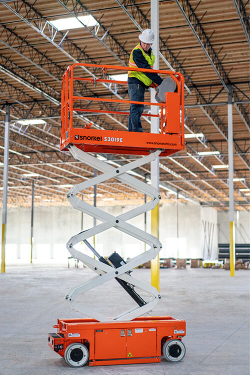 S3019E Electric Slab Scissor Lift from Snorkel Ahern Australia