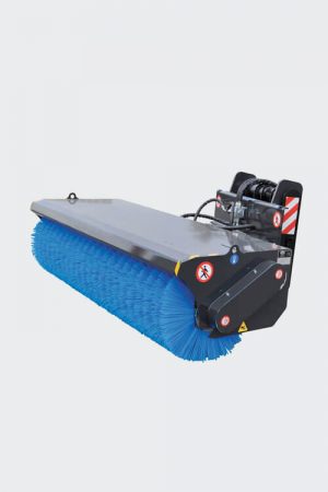Sweeper with adjustable sweeping angle